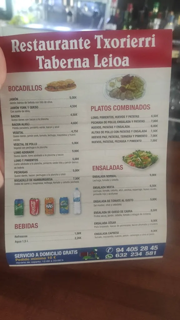 Menu_Txorierri Taberna_Leioa_image_1