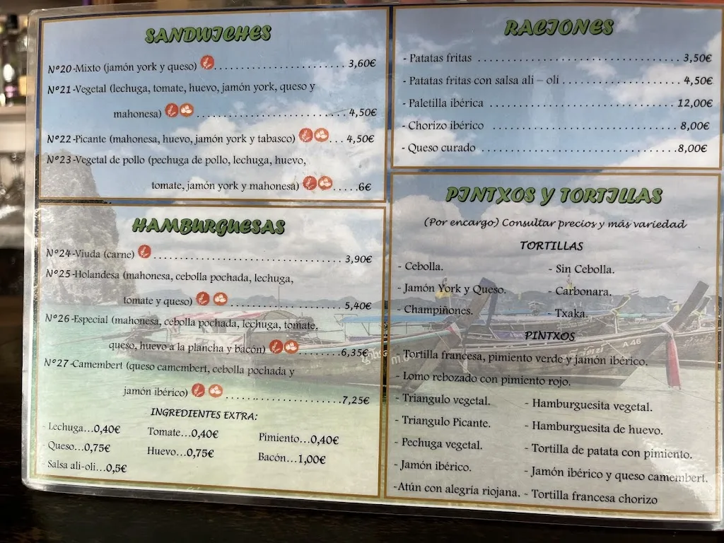 Menu_Xcaret Estela - Restaurante P.A.E. Ibarrabarri Leioa_Leioa_immagine_2