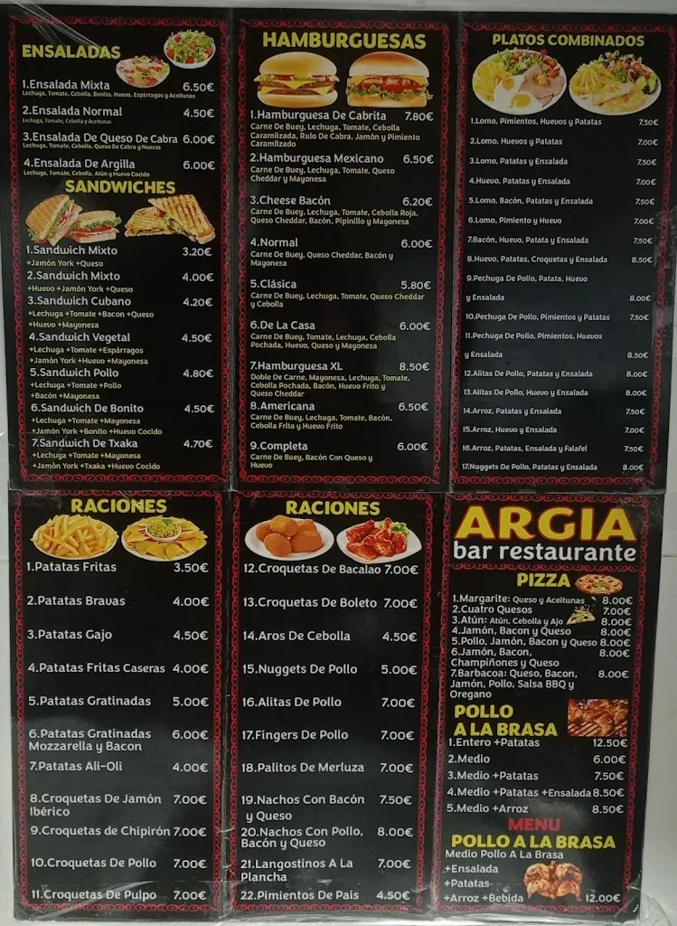 Menu_Argia Bar-Restaurante_Leioa_image_1