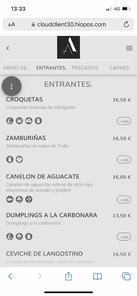 Menu_El De Alberto_Touro_image_3