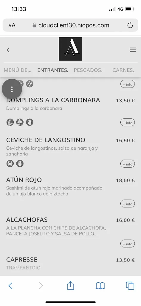 Menu_El De Alberto_Touro_image_4