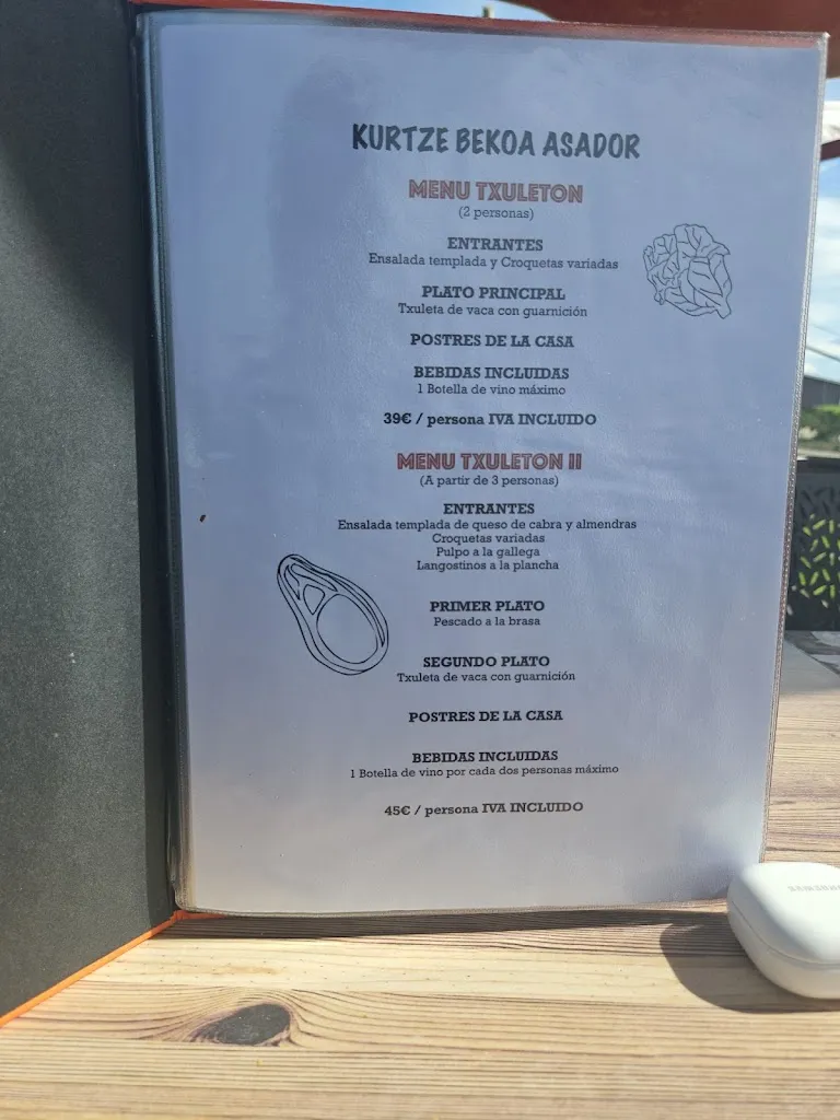 Menu_Restaurante Kurtze Bekoa_Leioa_image_1