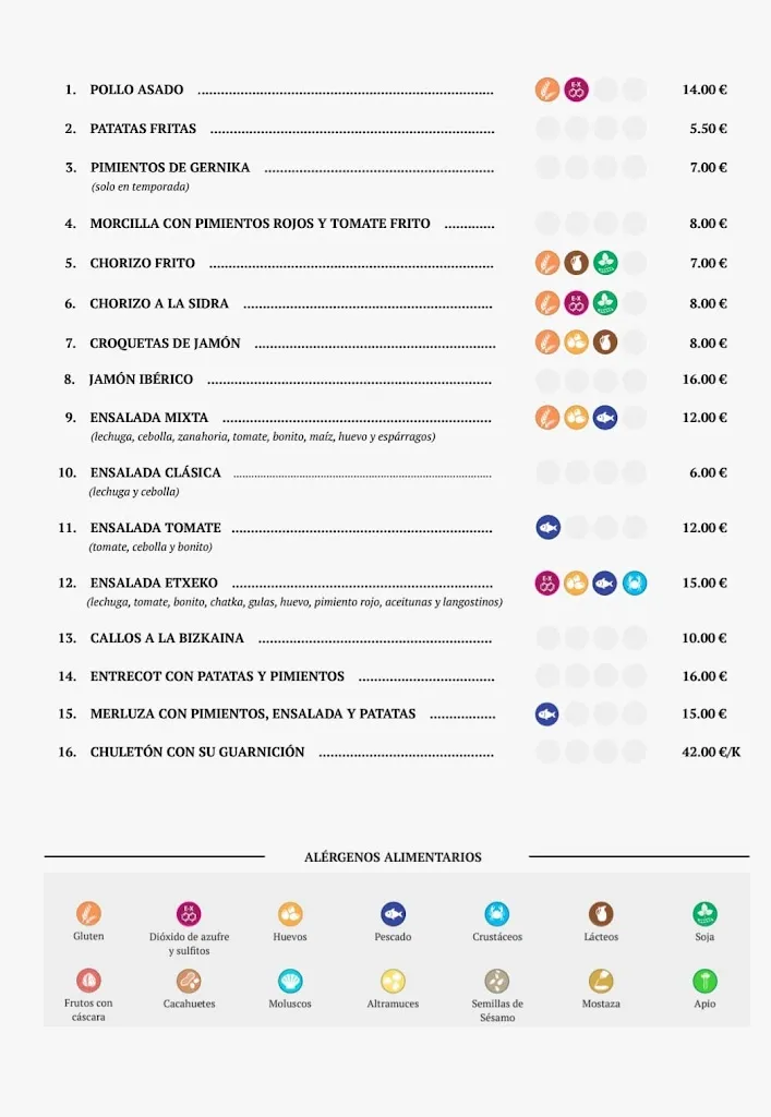 Menu_Restaurante Pollería Etxeko_Muxika_immagine_1