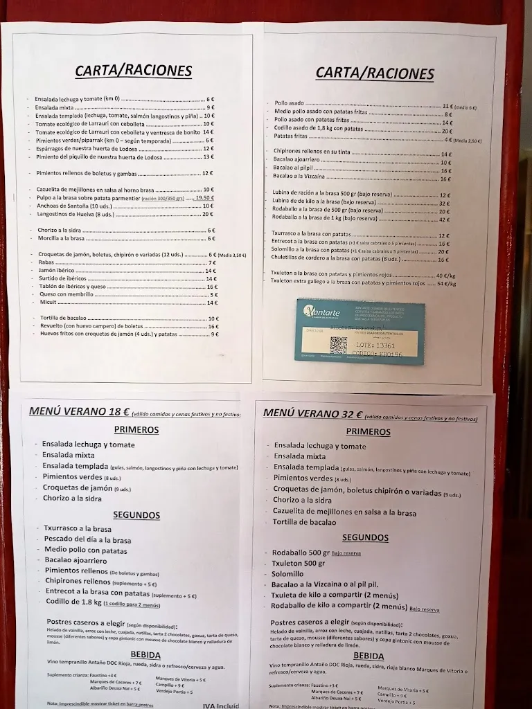 Menu_Bidegain Erretegia_Mungia_image_2