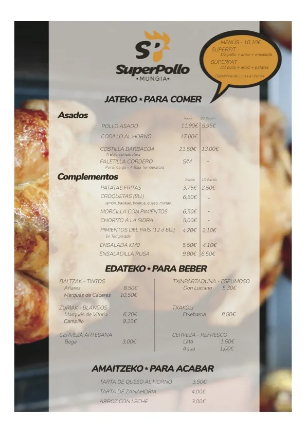 Menu_SuperPollo Mungia_Mungia_immagine_1