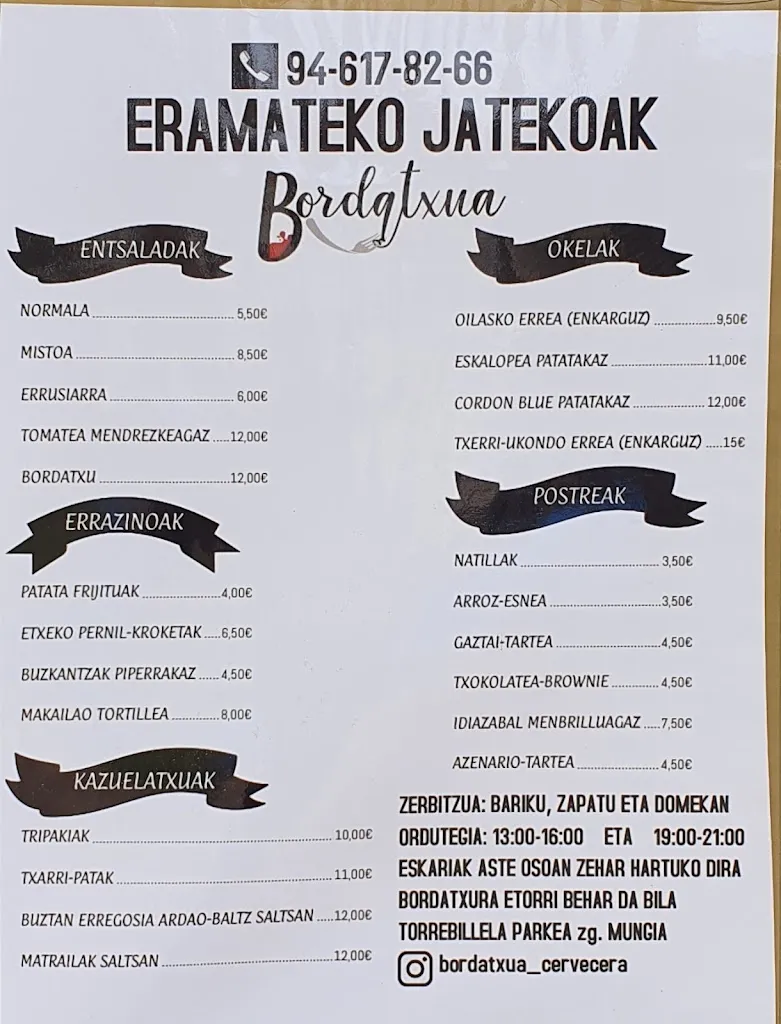 Menü_Bordatxua Taberna_Mungia_Bild_1