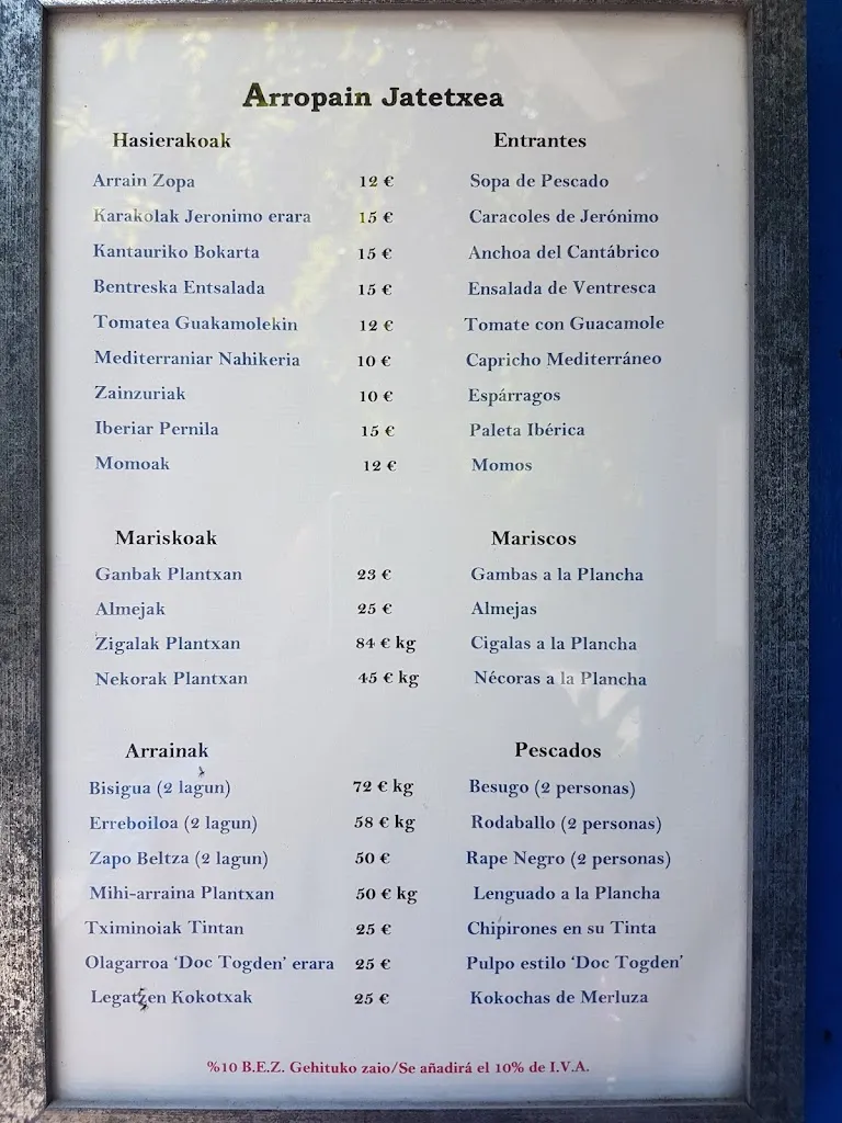 Menu_MESON ARROPAIN_Lekeitio_immagine_4