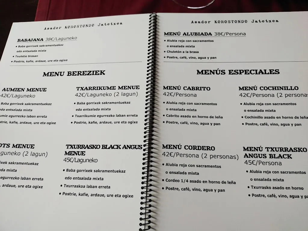 Menu_Restaurante Korostondo Jatetxea_Otxandio_image_3