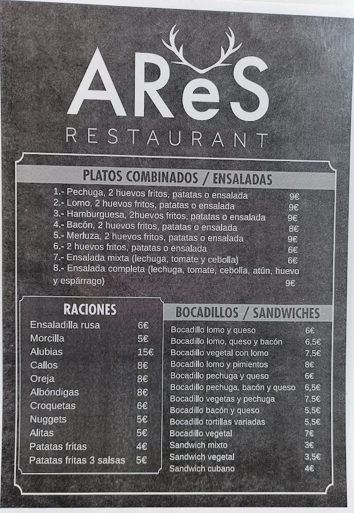 Menu_Ares Bistró_Ortuella_image_1