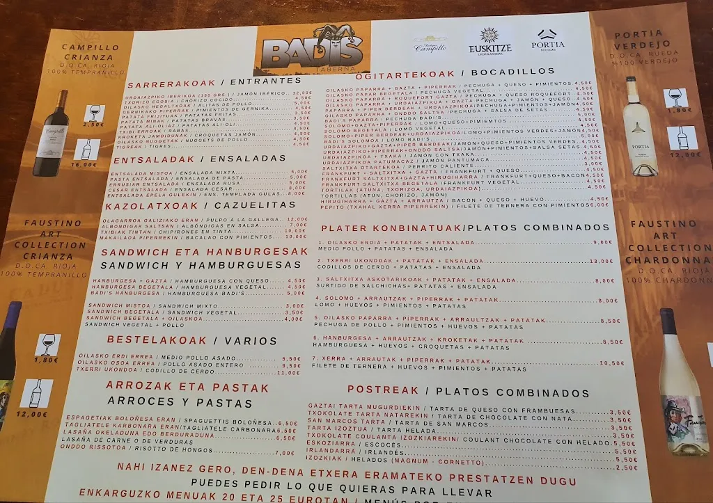 Menu_Badis Cerveceria, C.B._Ondarroa_image_1