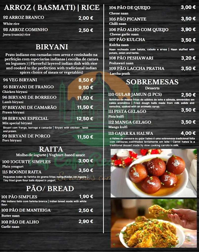 Menu_Taj café restaurante_Santa Comba_image_4