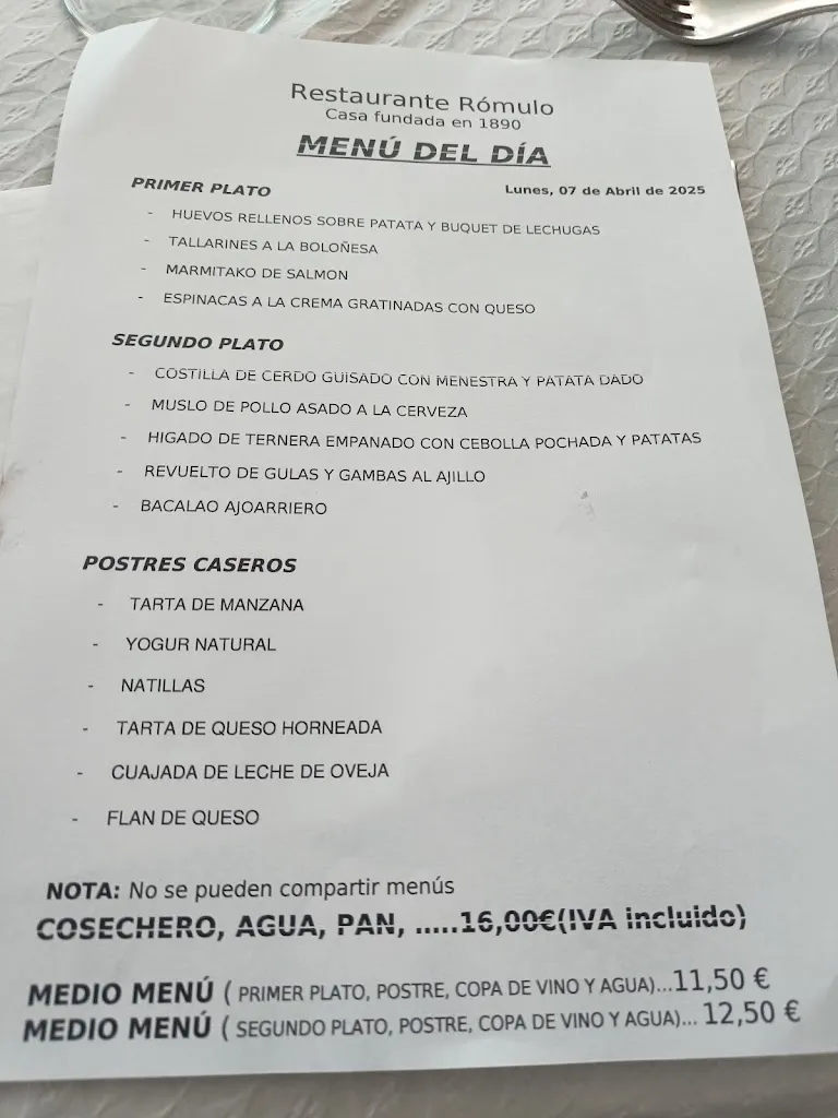 Menu_Restaurante Bar Rómulo_Urduña/Orduña_image_2