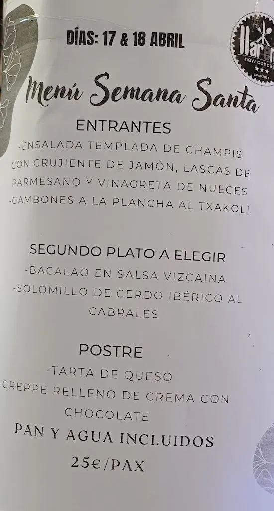 Menu_Restaurante Llarena_Urduña/Orduña_immagine_2