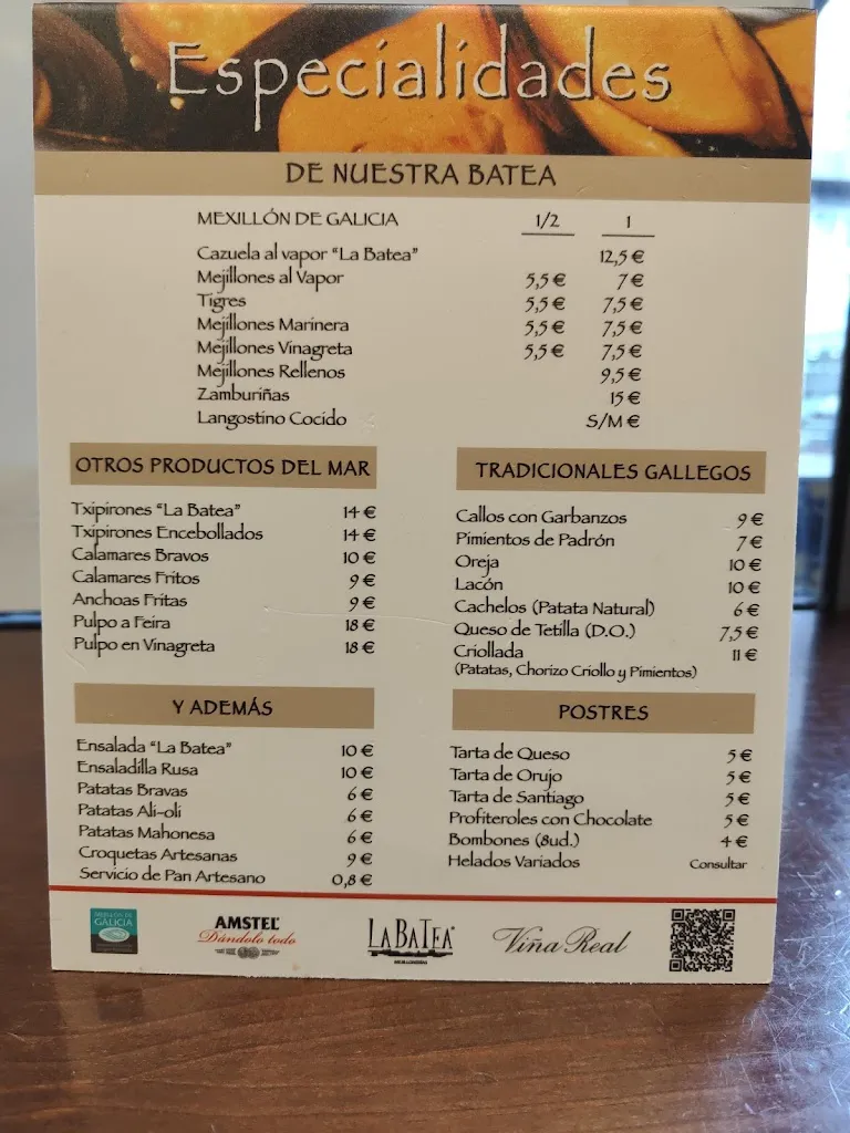 Menu_La Batea Mejillonerías Santurtzi_Santurtzi_image_2