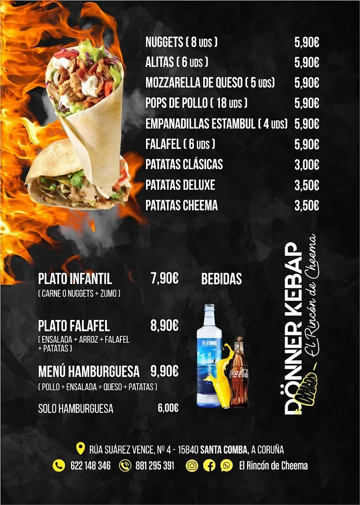Menu_Doner Kebab El. Rincón De Cheema_Santa Comba_image_2