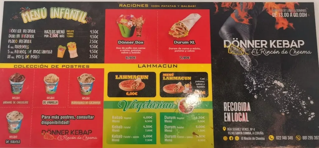 Menu_Doner Kebab El. Rincón De Cheema_Santa Comba_image_3