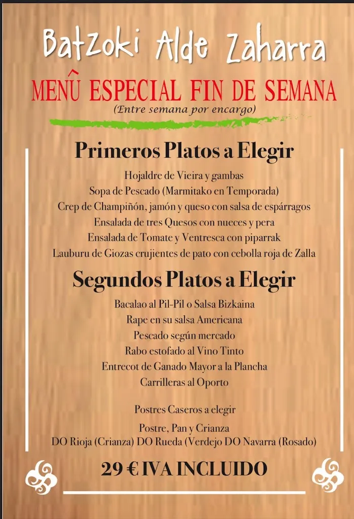 Menu_Batzoki Alde Zaharra Portugalete_Portugalete_image_2