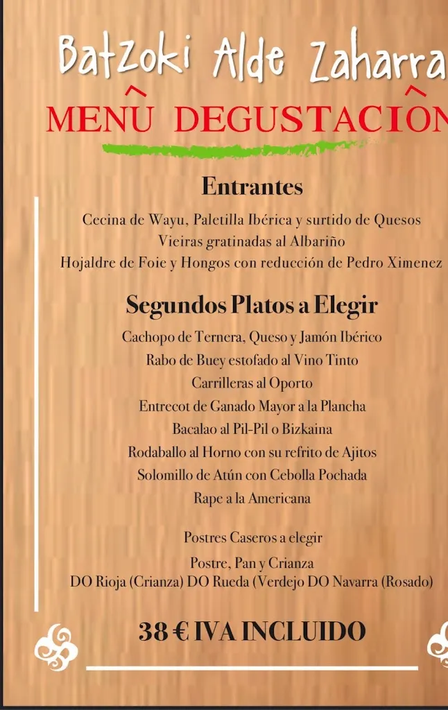 Menu_Batzoki Alde Zaharra Portugalete_Portugalete_image_3