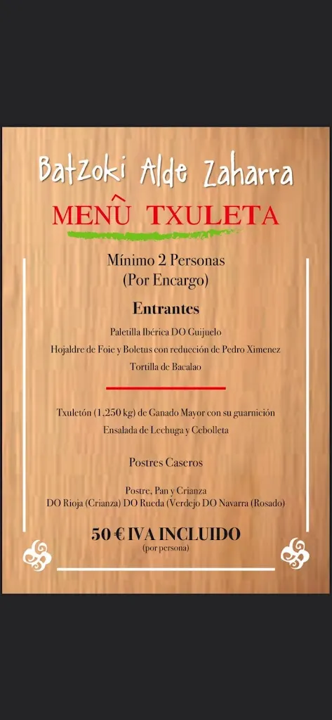 Menu_Batzoki Alde Zaharra Portugalete_Portugalete_image_4
