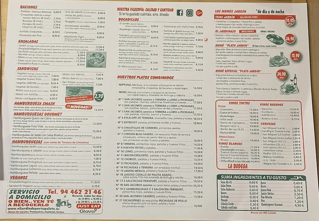 Menu_El Jardín de Portugalete_Portugalete_immagine_1