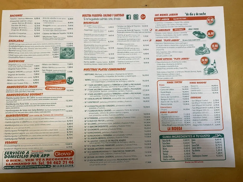 Menu_El Jardín de Portugalete_Portugalete_immagine_3