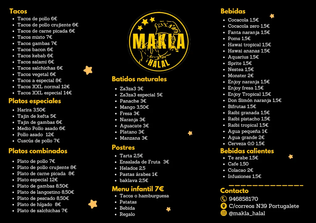 Menu_Makla halal_Portugalete_immagine_2