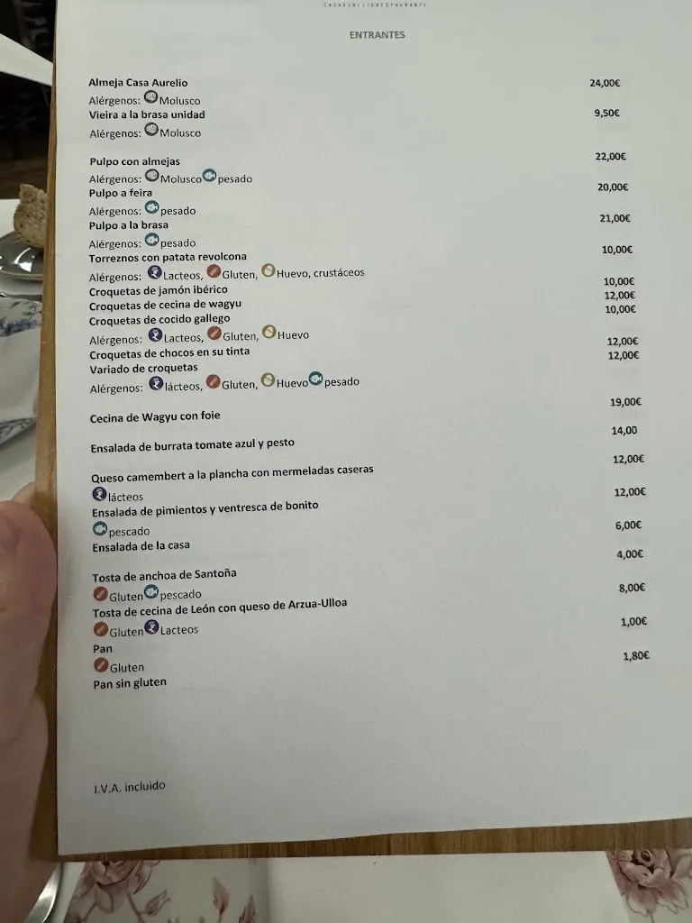 Menu_Casa Aurelio_Santa Comba_image_1