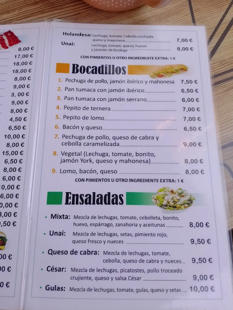 Menu_Taberna Unai_Portugalete_immagine_4