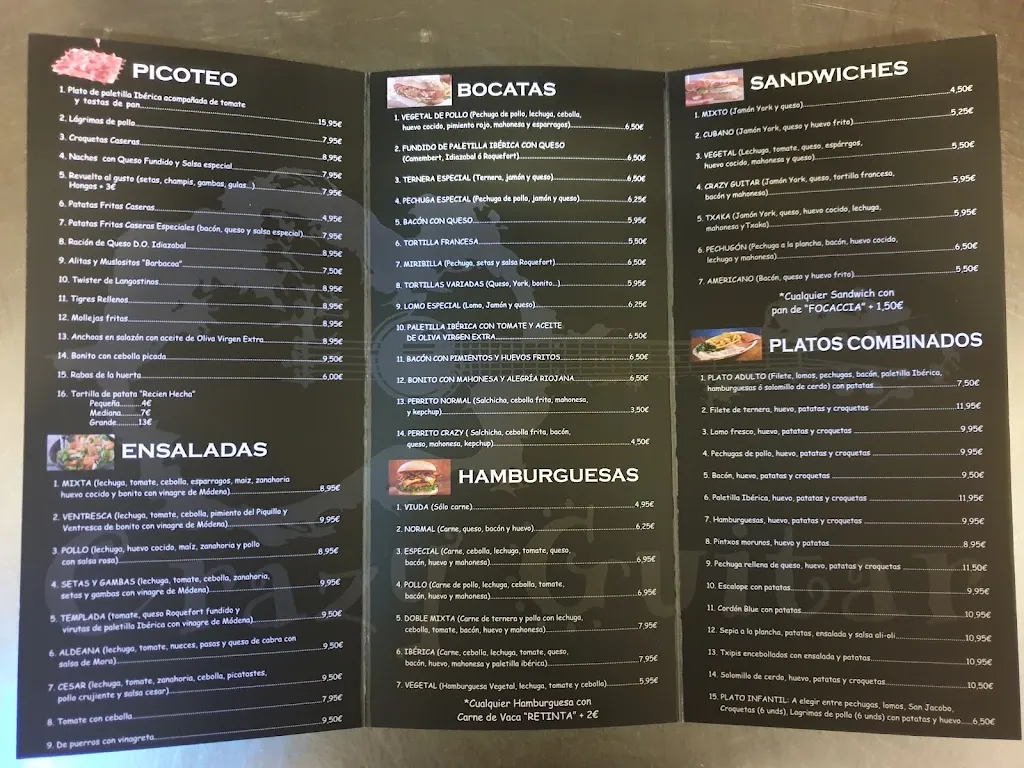 Menu_Crazy Guitar Zamudio_Zamudio_image_1