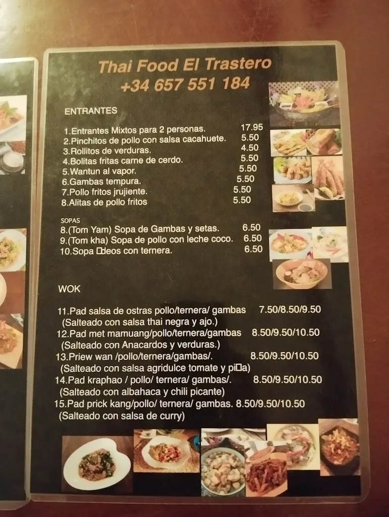 Menu_Thai Food El trastero_Sestao_image_1
