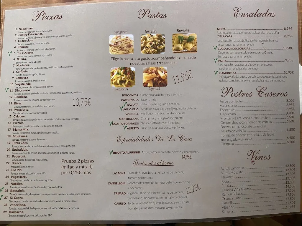 Menü_Pizzeria Piccola_Sestao_Bild_1