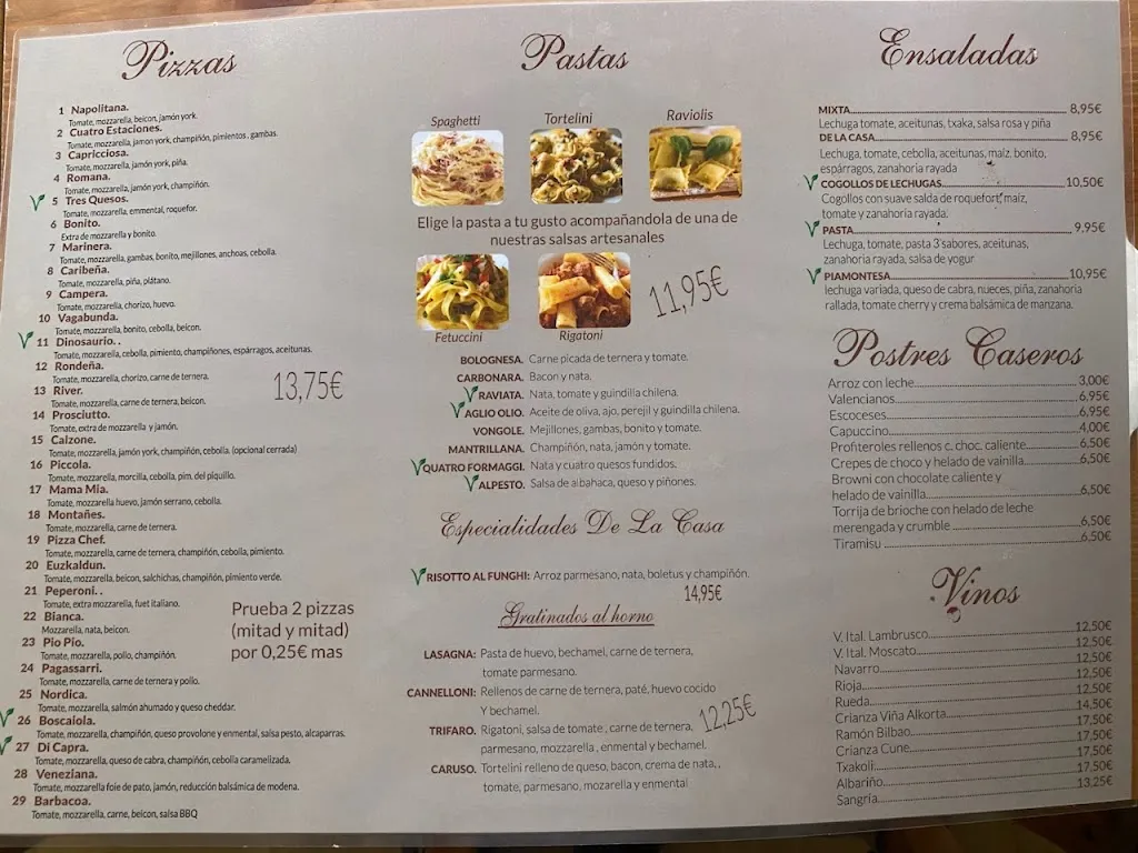 Menü_Pizzeria Piccola_Sestao_Bild_2