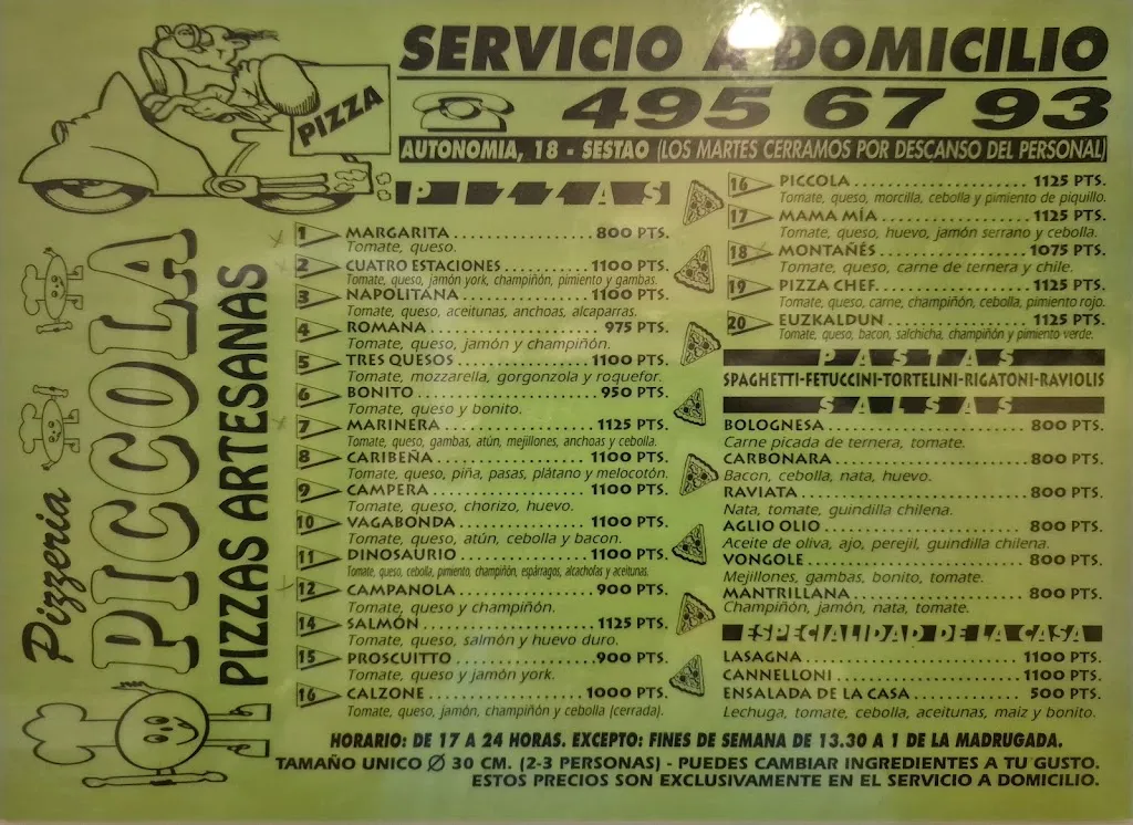 Menü_Pizzeria Piccola_Sestao_Bild_3