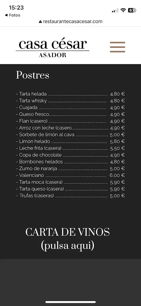 Menu_Restaurante Asador Casa César_Alfoz de Quintanadueñas_image_1