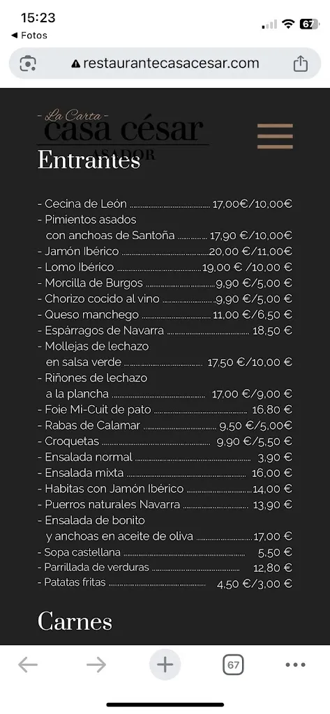 Menu_Restaurante Asador Casa César_Alfoz de Quintanadueñas_image_2