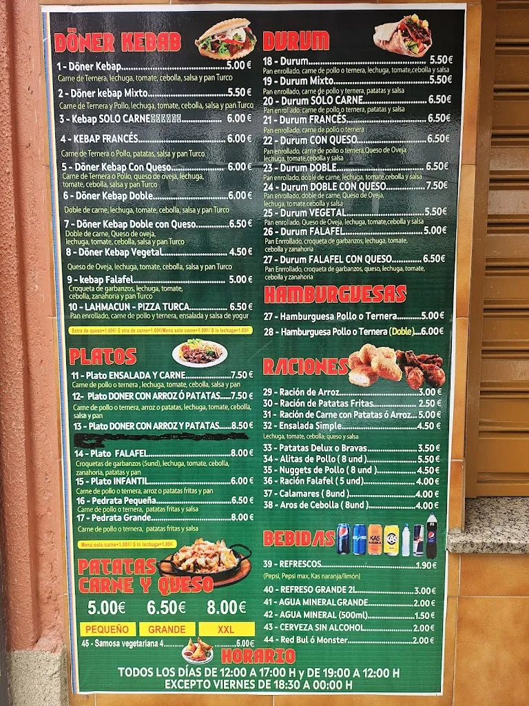 Menu_Döner Kebab Arzúa_Arzúa_image_1