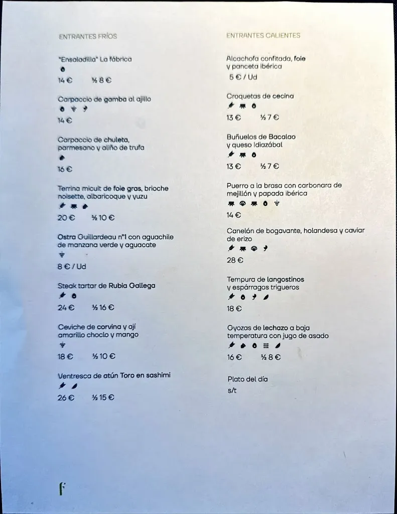 Menu_La Fábrica Restaurante_Aguilar de Bureba_image_4