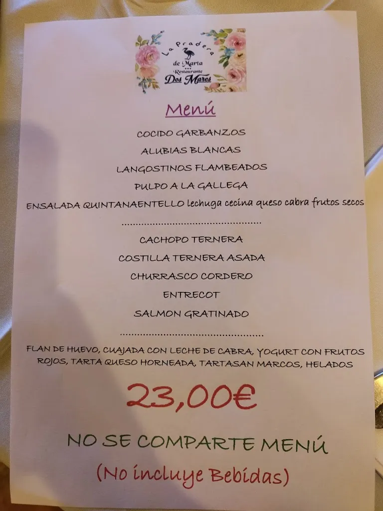 Menu_Restaurante La Pradera_Alfoz de Santa Gadea_image_1