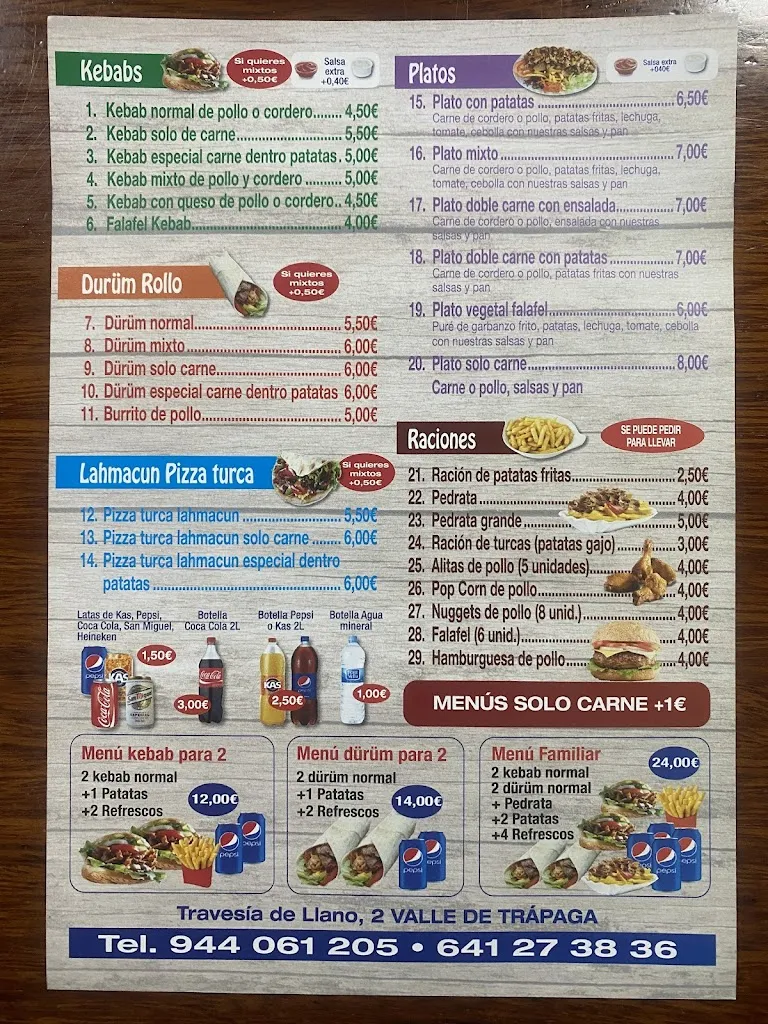 Menu_Kebab Bar turko_Valle de Trápaga-Trapagaran_image_1