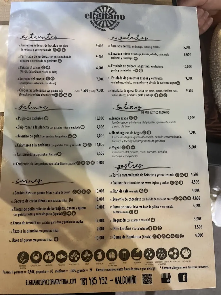 Menu_Restaurante El Gitano_Valdoviño_image_1