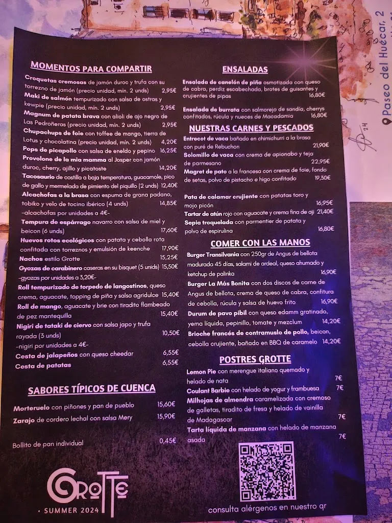 Menu_Grotte del Huécar_Anguix_image_4