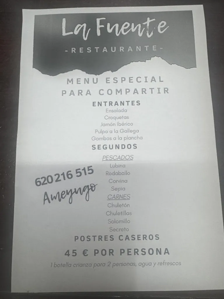Menu_Bar La Fuente_Ameyugo_image_1