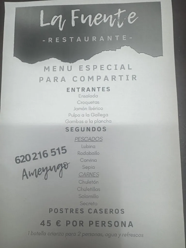 Menu_Bar La Fuente_Ameyugo_image_2