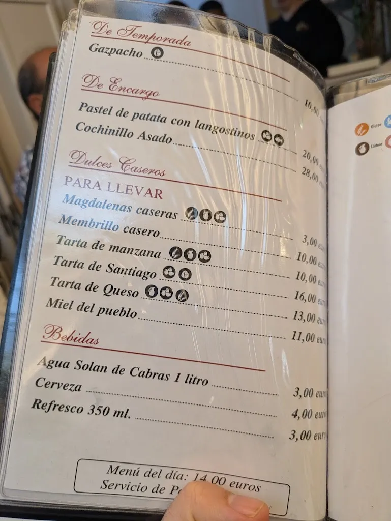 Menu_Bar Restaurante Casa Goyo_Alcocero de Mola_image_3