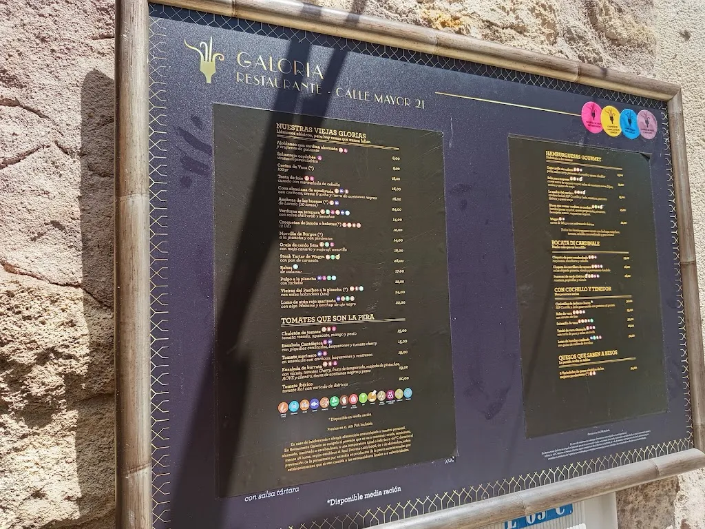 Menu_Restaurante Galoria_Alcocero de Mola_image_1