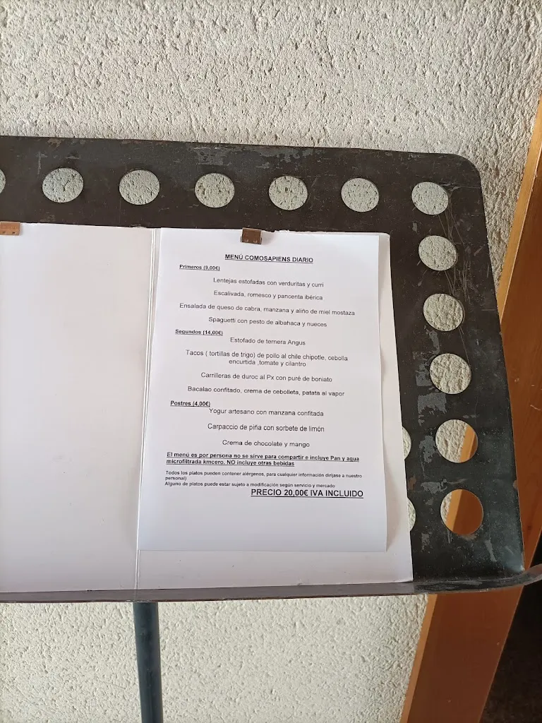 Menu_Restaurante Comosapiens_Atapuerca_image_2