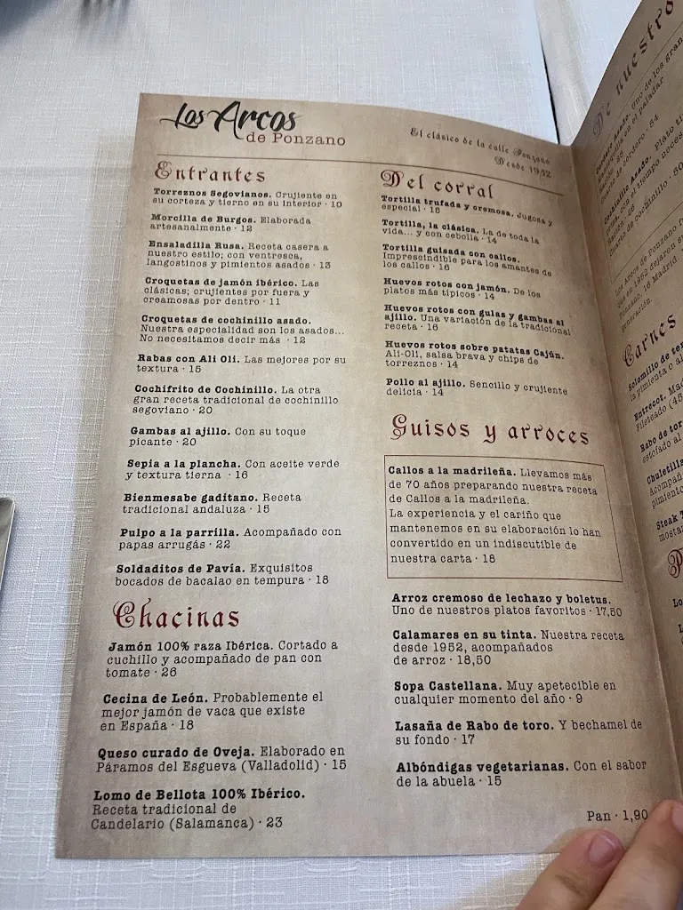 Menu_Restaurante Los Arcos de Ponzano_Arcos_image_4