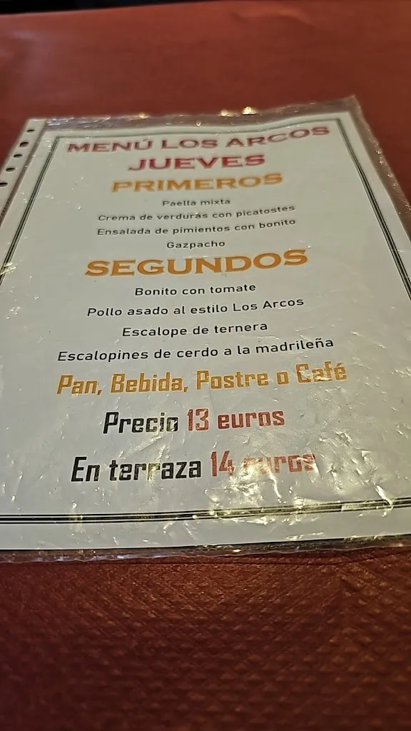 Menu_Cafetería Los Arcos_Arcos_image_4