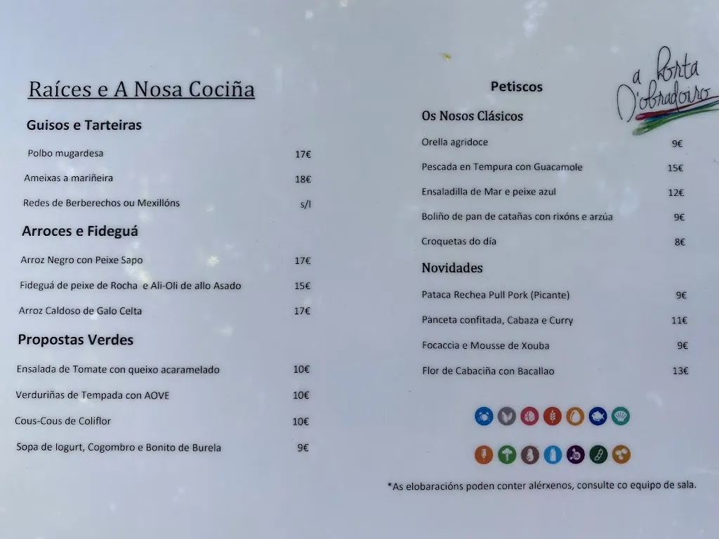 Menu_A Horta d'Obradoiro_Santiago de Compostela_image_3