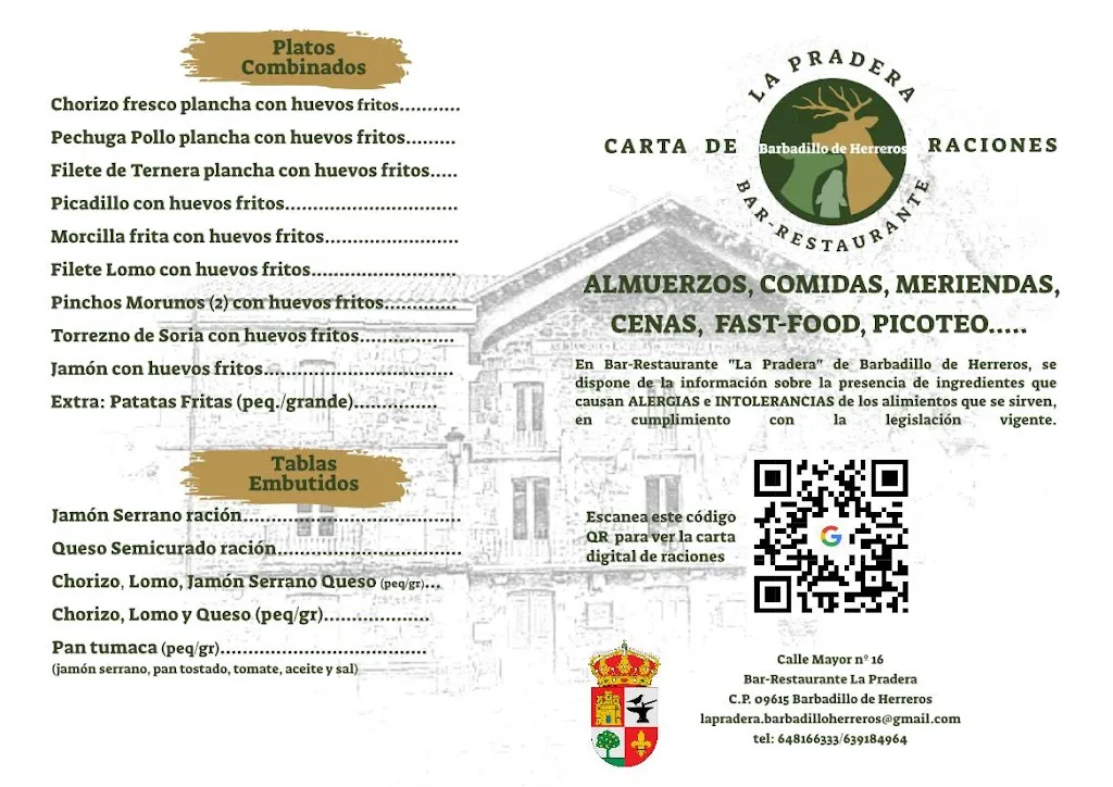 Menu_La Pradera Bar-Restaurante_Barbadillo del Pez_image_3